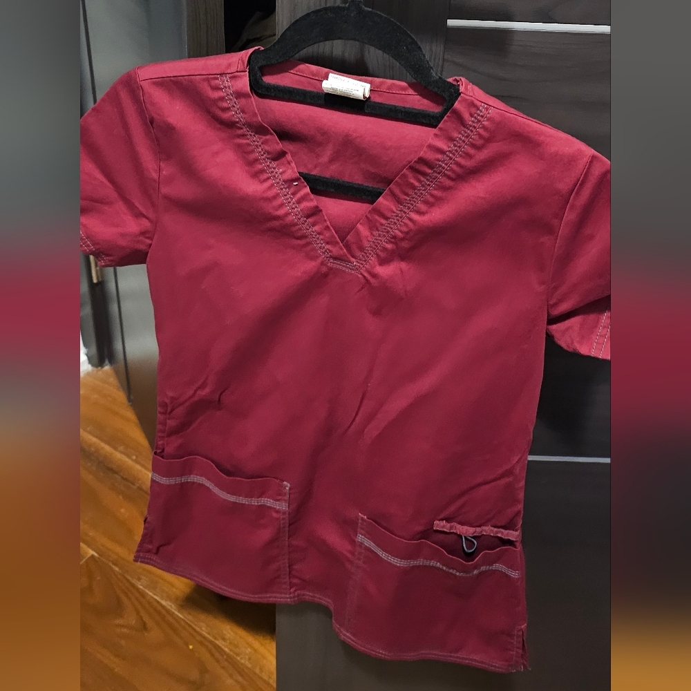Dickies Burgundy Scrub Set | Straight Leg Pants | New